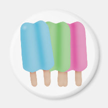 Ice Pop Trio Magnets