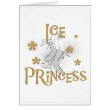 Ice Princess Tshirts and Gifts Greeting Card