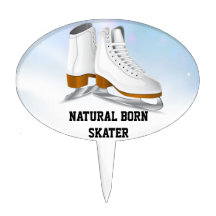 Ice Skate Cake Topper