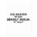Ice Skater Deadly Ninja by Night Post Cards