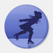 Ice Skater Magnet