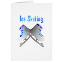 Ice Skating Greeting Cards