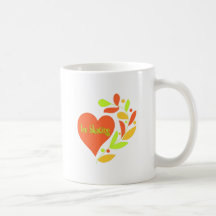 Ice Skating Heart Coffee Mugs