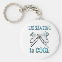 Ice Skating is Cool Keychains