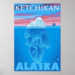 Iceberg Cross-Section - Ketchikan, Alaska Print
