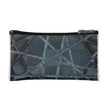 Iced web cosmetic bag