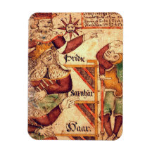 Icelandic Manuscript Vinyl Magnet
