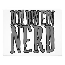 Ich Bin Ein Nerd Custom Invites