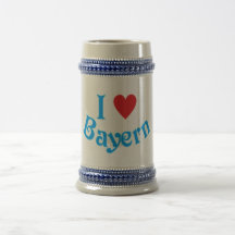 Ich liebe Bayern I love Bavaria Haferl