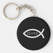 Ichthus - Christian Fish Symbol Key Chains