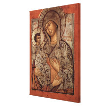 Icon of the Blessed Virgin with Three Hands Gallery Wrapped Canvas