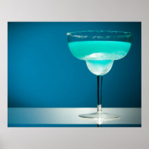 Icy Blue Margarita Posters