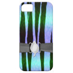 icy blue tiger stripes animal print pattern casemate cases