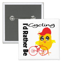 I'd Rather Be Cycling Button
