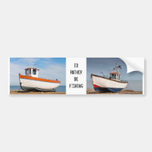 I'd rather be fishing bumper stickers