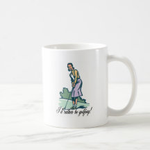I'd Rather Be Golfing! Coffee Mugs