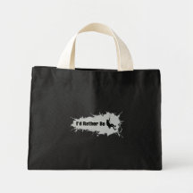 I'd Rather Be Mountain Climbing 1 Canvas Bags