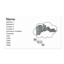 I'd rather be playing Dominos 4 Business Card Templates