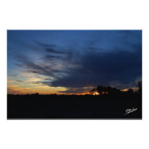 Idaho Sunset Art Photo