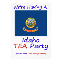 IDAHO T.E.A. PARTY INVITATIONS