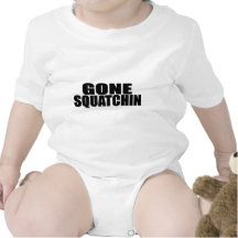 IDENTICAL to BOBO's *ORIGINAL* GONE SQUATCHIN Baby Bodysuit