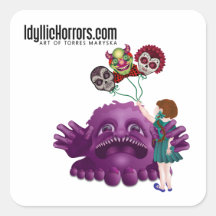 Idyllic Horrors Cutest Sticker