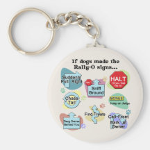 If Dogs Made Rally Signs Keychains