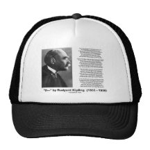 "If— " Poem By Rudyard Kipling Mesh Hat