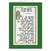 If We Were Patient, True & Kind Greeting Cards