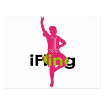iFling Highland Dancer Post Card