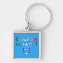 Il Marito Numero 1 - Number 1 Husband in Italian Keychains