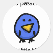 Il Mio Passerotto (My Little Bird) Sticker