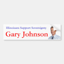 Illinoisans Support Sovereignty Bumper Sticker