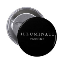illuminati recruiter pinback button