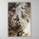 Illustration from Le Pater by Alphonse Mucha Print