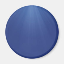 Illustration Of Blue Rays Refrigerator Magnet