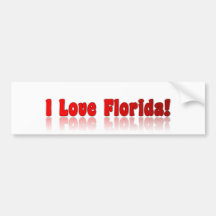 iloveflorida bumper sticker