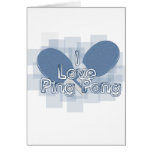 ILovePingPong Faded Blue Paddles Card