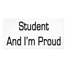I'm A Bad Student And I'm Proud Of It Personalised Photo Card