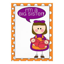 i'm a big sister (twin sisters) announcement