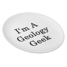 I'm A Geology Geek Dinner Plates