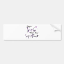 I'm A Nurse Bumper Sticker