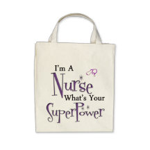 I'm A Nurse Canvas Bags