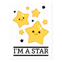 I'm A Star! Postcard