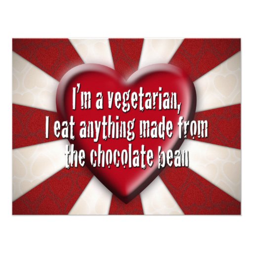 I'm a vegetarian, invitation