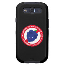 I'm allergic to blackberries! samsung galaxy SIII case