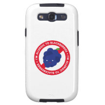 I'm allergic to blackberries! galaxy s3 covers