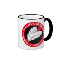 I'm allergic to feathers! Feather allergy Coffee Mug