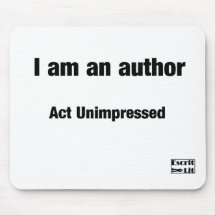I'm an author mouse pad