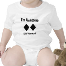 I'm Awesome Ski Vermont Tee Shirt